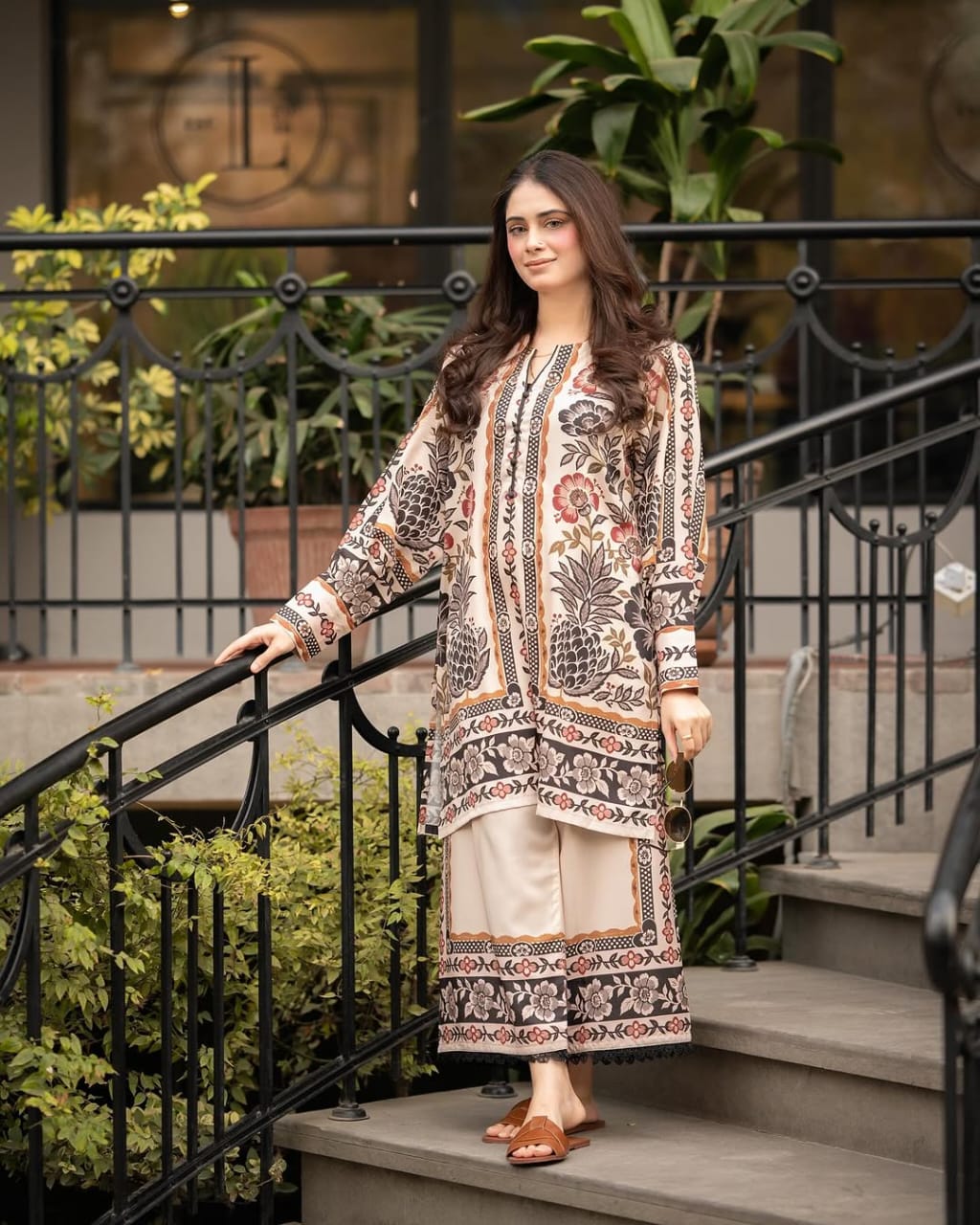 Yusra – 2pc Plazo Set