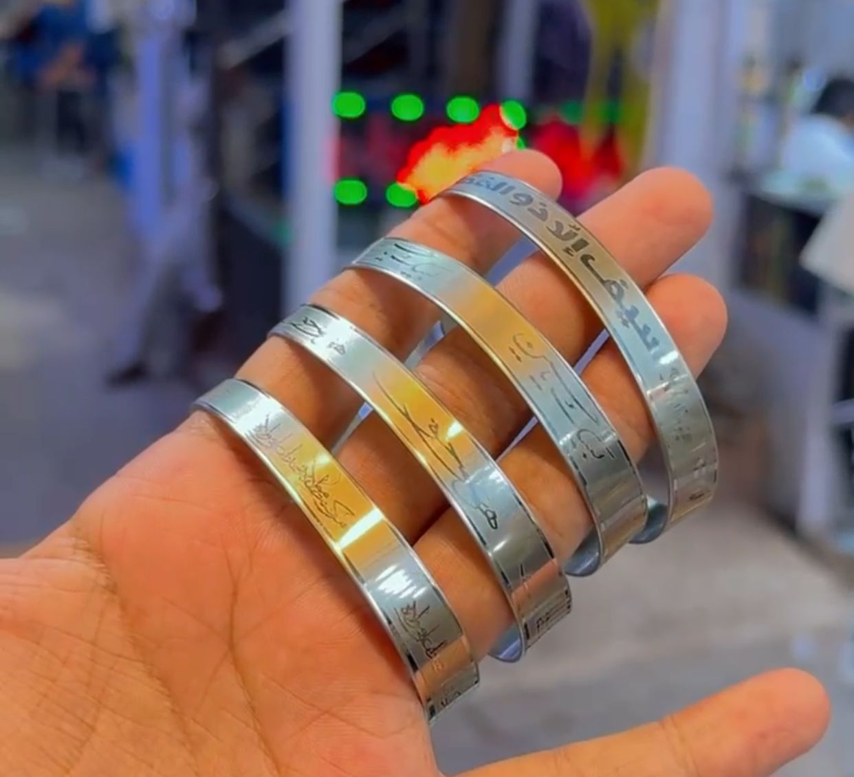 Zulifqar Cuff (Mix) - Silver