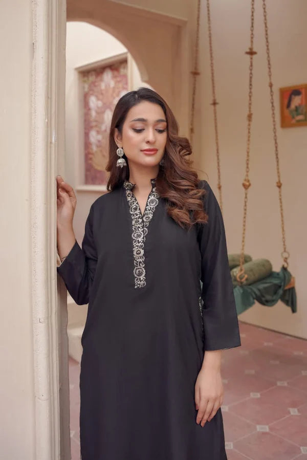Zehra - Black Embroidered 2PC (Ashura Edition)