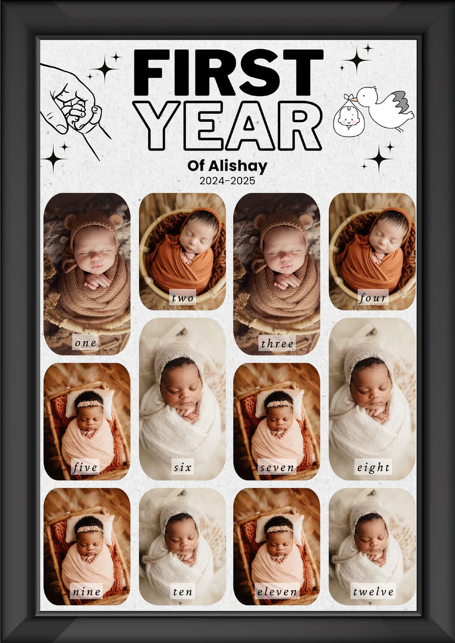 Wooden Photo Frame – Elegant Wall Display for Your Precious Memories