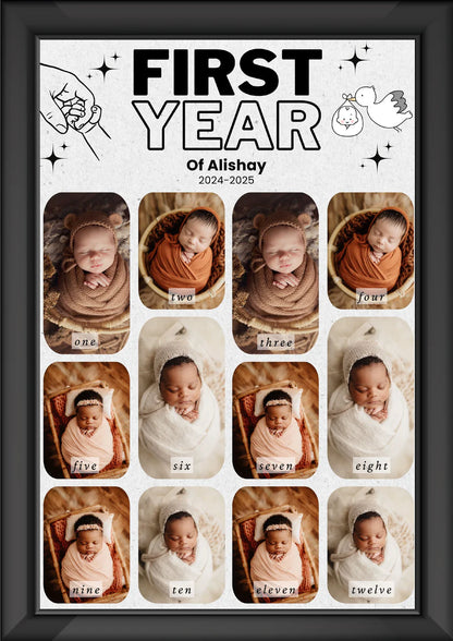 Wooden Photo Frame – Elegant Wall Display for Your Precious Memories