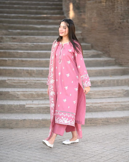 Noor – 3PC Embroidered Lawn Suit | Ashura Special