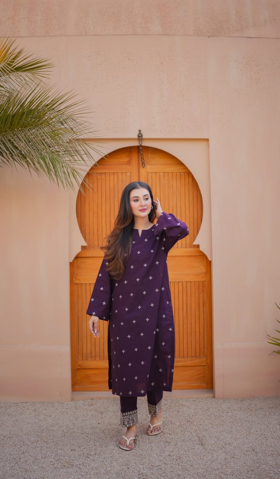 Zeenat – Embroidered Co-Ord Set