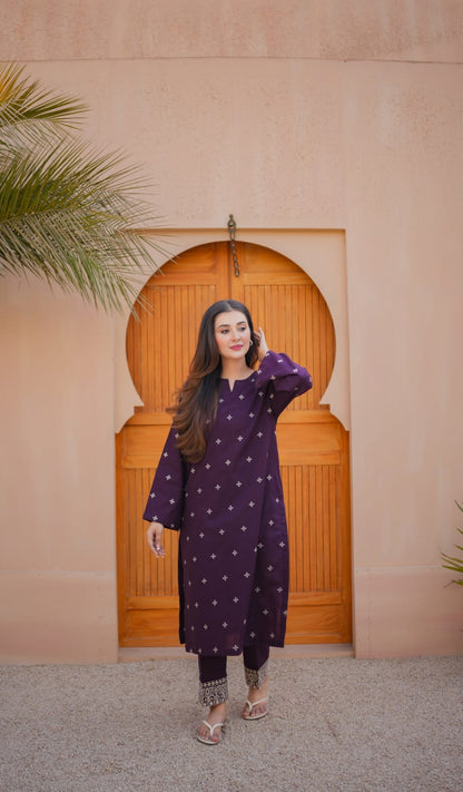 Zeenat – Embroidered Co-Ord Set