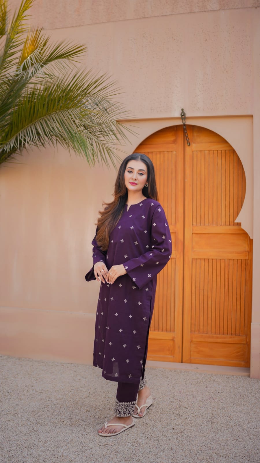 Zeenat – Embroidered Co-Ord Set