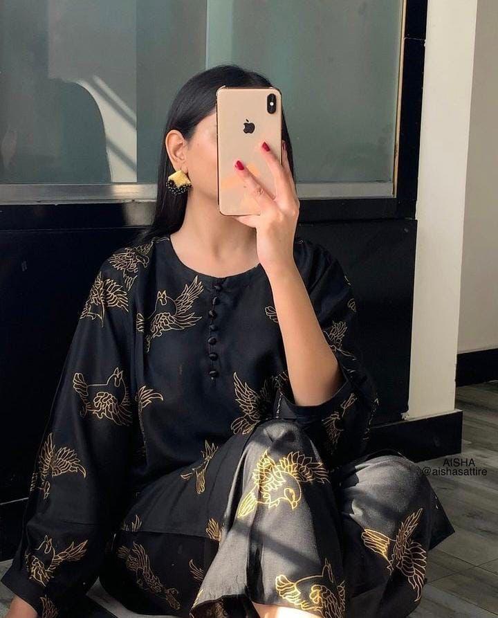 Aayat – Printed Pure Lawn 2 pc