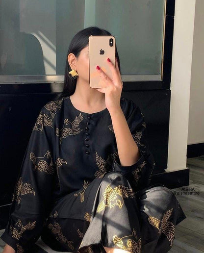 Aayat – Printed Pure Lawn 2 pc