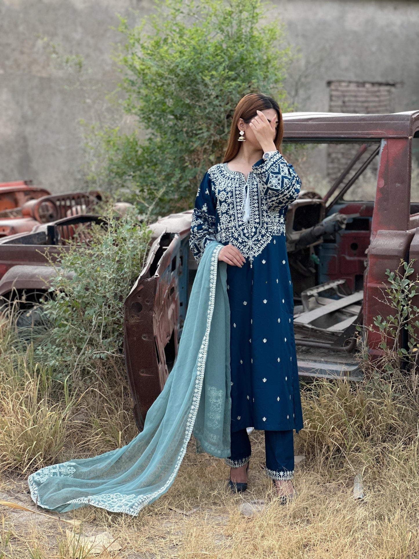 Nayab - Embroidered 3pc Lawn