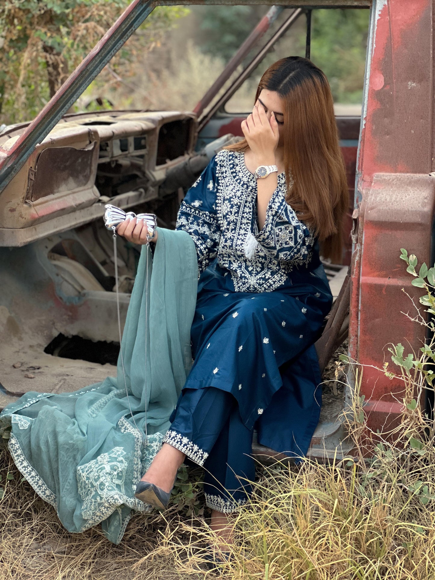 Nayab - Embroidered 3pc Lawn