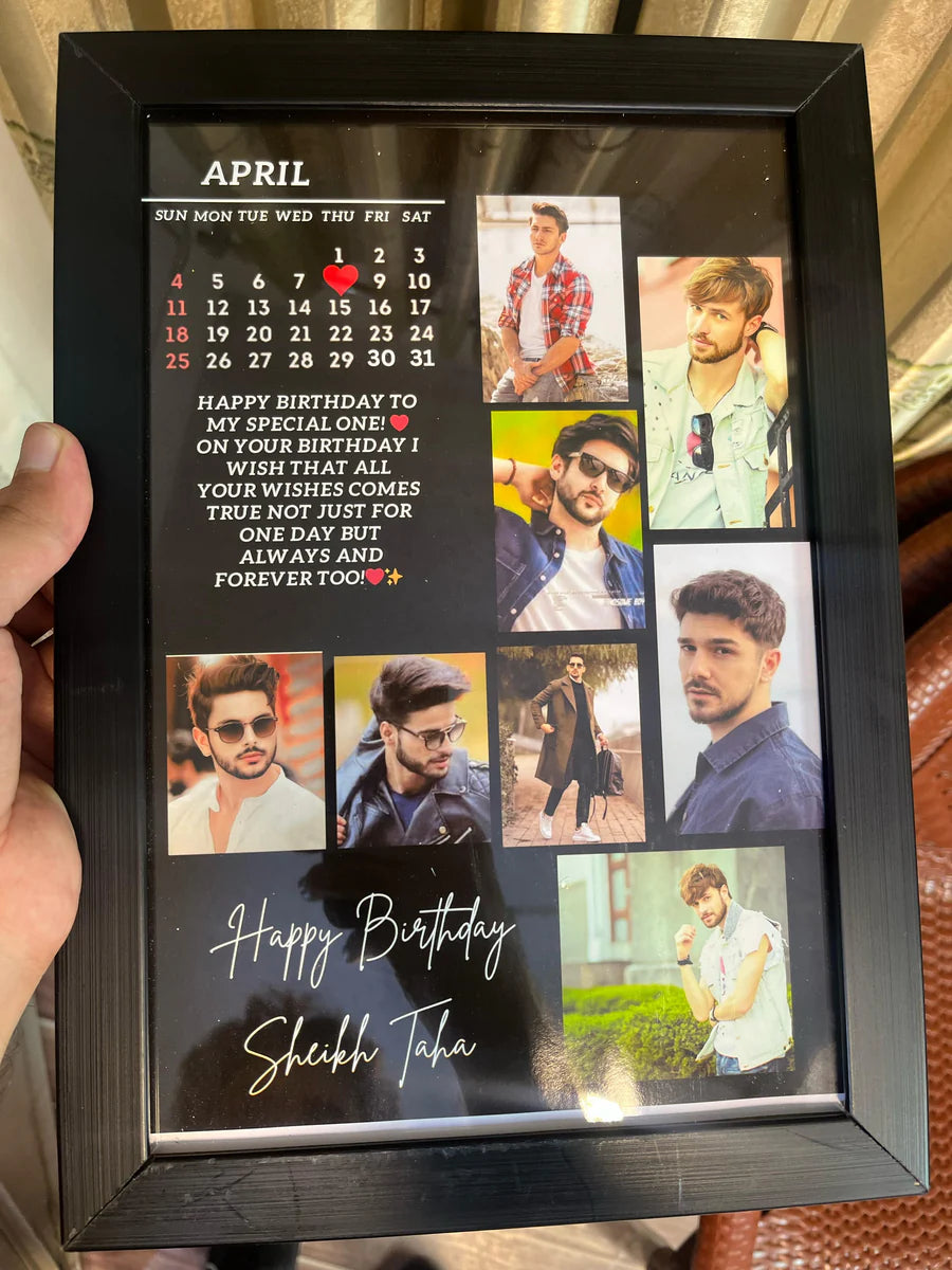 Wooden Photo Frame – Elegant Wall Display for Your Precious Memories