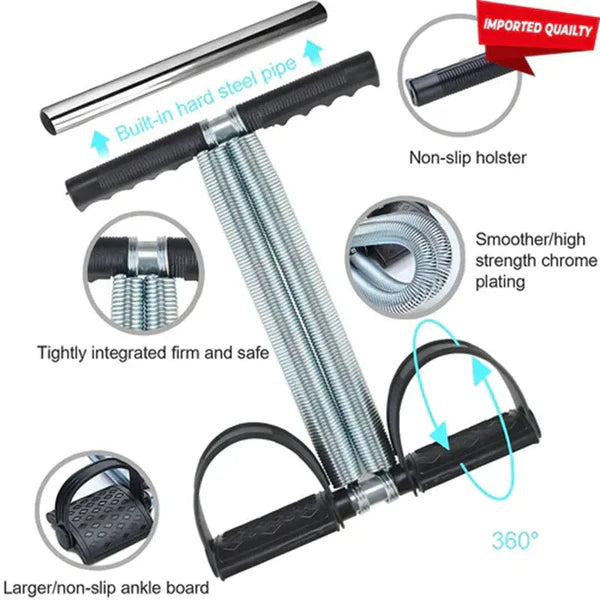 Tummy Trimmer Double Iron Spring (Premium Quality)