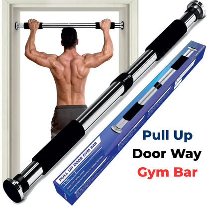 Adjustable Doorway Pull Up Bar – Iron Gym Chin Up Bar for Home Workout