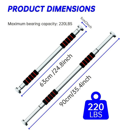 Adjustable Doorway Pull Up Bar – Iron Gym Chin Up Bar for Home Workout
